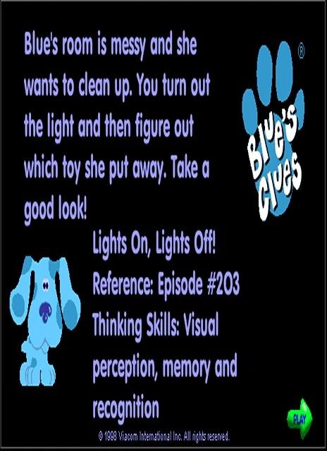 Blue’s Clues: Lights On, Lights Off